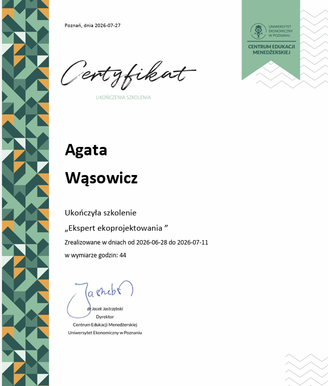 Podgląd dokumentu: Ekspert ekoprojektowania